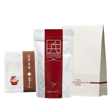 白雪ふきん・野菜だし 手みやげセット