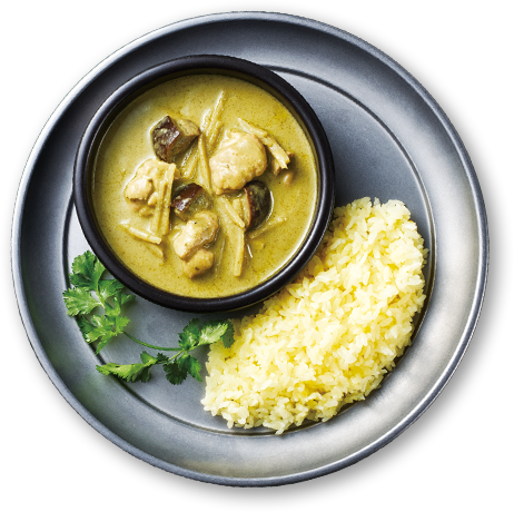 華味鳥のグリーンカレー