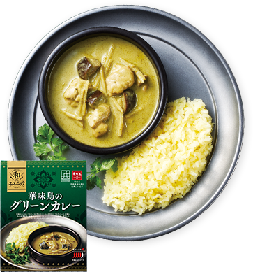華味鳥のグリーンカレー